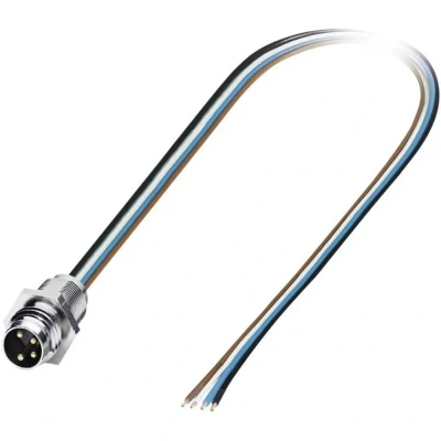Immagine di Phoenix Contact 1520055 Connettore da pannello per sensore o attuatore M12 Spina 0.50 m Numero di poli: 5 1 pz.