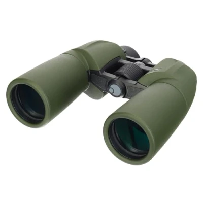 Immagine di Levenhuk Army 12x50 Binocolo Robusto per Pesca e Caccia, con Corpo in Gomma Impermeabile Resistente alla Polvere, Lenti Rivestimento Multistrato Reticolo