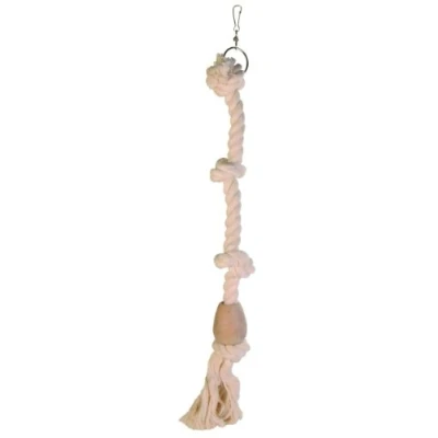 Immagine di Trixie Corda da Arrampicata X, Misto Cotone, Nero, 60 cm/ø 23 mm