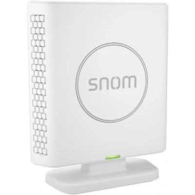 Immagine di Snom M6 Ripetitore DECT per Telefono Cordless Casa Estende il Raggio d&#039;Azione di Basi M300, M400, M700, M900 Fino a 5 Chiamate Simultanee, Qualità Audio Banda Larga