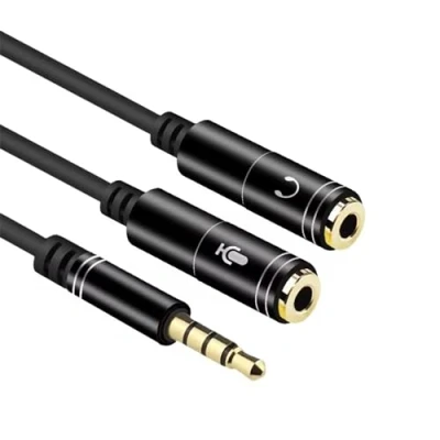 Immagine di EasyULT Cavo Audio Splitter 3.5,Sdoppiatore Microfono Cuffie Maschio 3.5mm Y Jack to 2 Femmina Compatibile con Tablet,Smartphone,PS4 Gaming Headset,PC,Cuffie