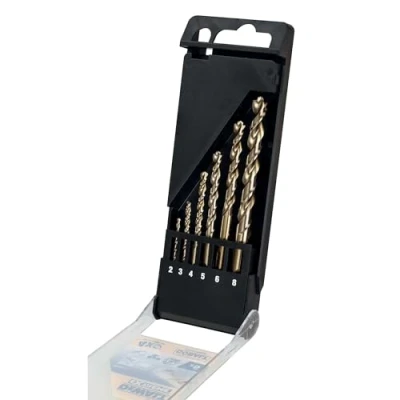 Immagine di DEWALT DT4956 QZ Set 6 Punte HSS CO Extreme, al Cobalto, in Cassetta, Diametri 2, 3, 4, 5, 6, 8 mm