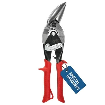 Immagine di Midwest Tool and Cutlery Snips forgiato lama speciale durezza offset Left Aviation Snip, MWT SS6510L