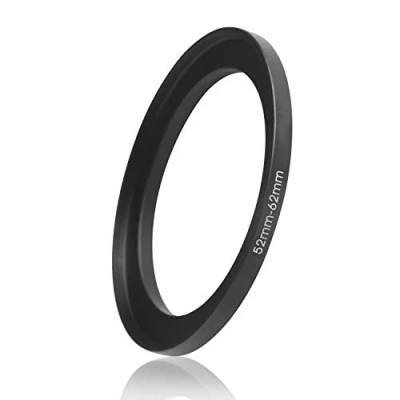 Immagine di Ares Foto® STEP UP Filter Adapter, anello adattatore del filtro, In alluminio fresato a CNC (52mm 62mm)