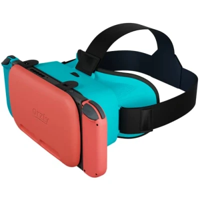 Immagine di Cuffie VR Orzly progettate per Nintendo Switch e la console OLED con lente regolabile un&#039;esperienza di gioco in realtà virtuale compatibili Labo Edizione Tanami