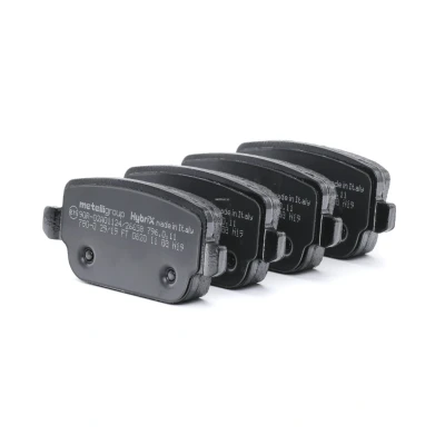 Immagine di metelligroup 22 0780 0 Pastiglie Freno Anteriori E Posteriori, Made in Italy, Pezzo di Ricambio per Auto/Automobile, Kit da 4 Pezzi, Certificate ECE R90, Prive Rame
