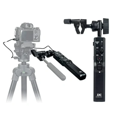 Immagine di JJC Treppiede per Fotocamera Remot Controller Sony A9III A7IV A7R IV A7S A7 III II A1 FDR AX53 HDR CX405 CX240 ecc, Manico Universale Multi/Lanc/Videocamera