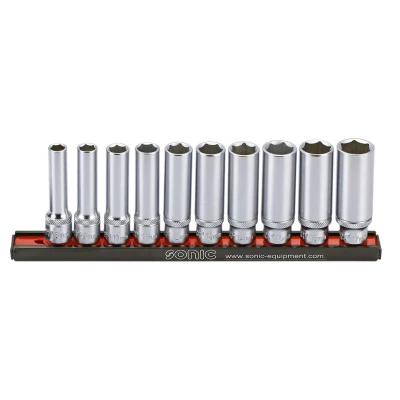 Immagine di SONIC 201008SON Set bussole 10 Torx Acciaio al cromo vanadio, Alluminio 3/8 Quadrato