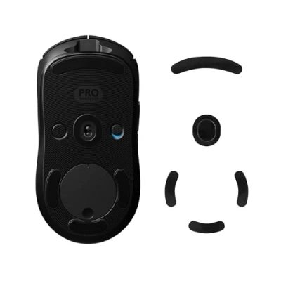 Immagine di kwmobile Set Piedini di Ricambio per Mouse Compatibile con Logitech G Pro Wireless Gaming Gommini nero Maggiore Controllo e Scorrevolezza