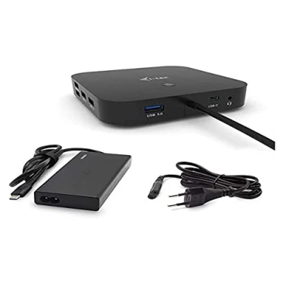 Immagine di i Tec USB C Dual Display Docking Station PD 65W + Universal Charger 77W C31DUALDPDOCKPD65W