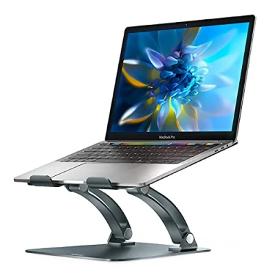 Immagine di Nulaxy Supporto per PC Portatile, Regolabile Notebook, Laptop Stand Dock MacBook PRO/Air, Apple, 10&quot; 16&quot; Notebook e Tablet Grigio