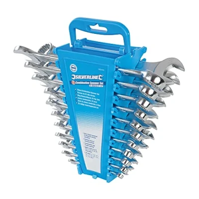 Immagine di Silverline 633470 Serie di Chiave Combinata, 22 Pezzi 6 mm, 1/4&quot; 7/8&quot;