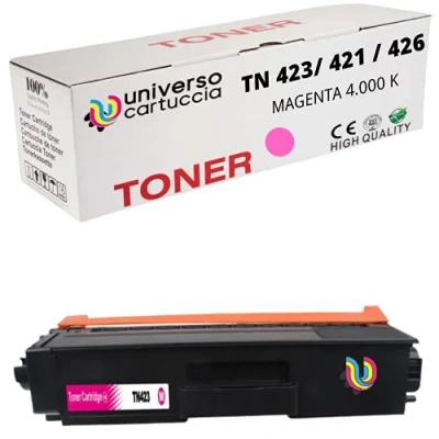 Immagine di UniversoCartuccia® toner Compatibile In sostituzione di Brother TN 423 TN421 MFC L8690CDW L8900CDW HL L8260CDW L8360CDW DCP L8410CDW (MAGENTA)