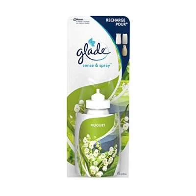 Immagine di Glade by Brezza Sense &amp; Spray Ricarica per diffusore Freschezza/Profumo d&#039; Atmosfera nella casa Senteur Freschezza pizzico di mughetto 18 ml Set 2