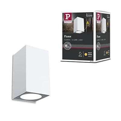Immagine di Paulmann Flame 94329 Lampada da parete per esterni a LED (monocolore) 3.8 W Bianco