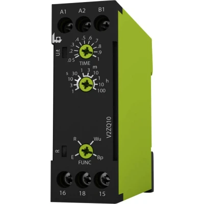 Immagine di tele 125150 V2ZQ10 24 240V AC/DC Relè temporizzato Multifunzionale 1 pz. Intervallo di tempo: 0.05 s 100 h scambio