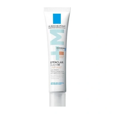Immagine di la Roche Posay Effaclar Duo+M Unifiant Mediante per cura del viso, tripla correzione, efficace contro impurità e brufoli, anti ricaduta, pelle incline all&#039;acne, 40 ml