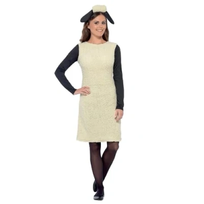 Immagine di SMIFFYS Shaun The Sheep Costume, Bianco, con vestito e fascia per capelli