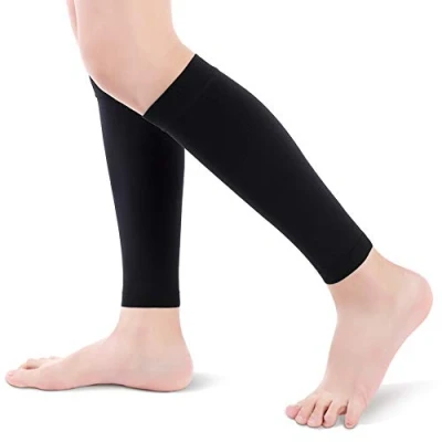 Immagine di Calze Elastiche a Compressione Graduata, 20 30mmhg Mediche Fascia Elastica Polpaccio Fasce Polpaccioper Shin Splint, Varicose Vein, Edema, Donne E Uomini, L
