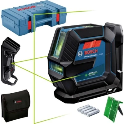 Immagine di Bosch Professional GLL 2 15 G Laser a linee incl. custodia Raggio di azione (max.): m