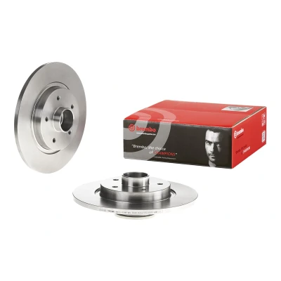 Immagine di BREMBO 08.B395.27 Disco freno 274 11 5 pieno con kit cuscinetto ruota, anello sensore ABS RENAULT: Kangoo II Express, / Grand