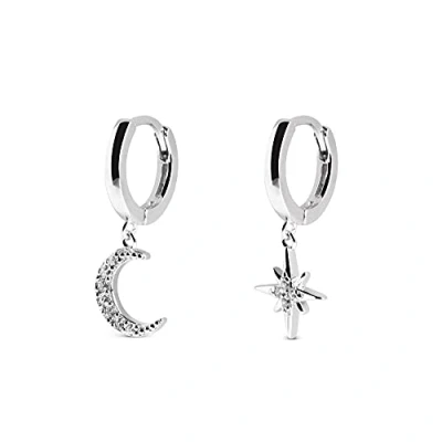 Immagine di Singularu Polar MOON Spark Orecchini, Donna, Taglia: One Size, Plata