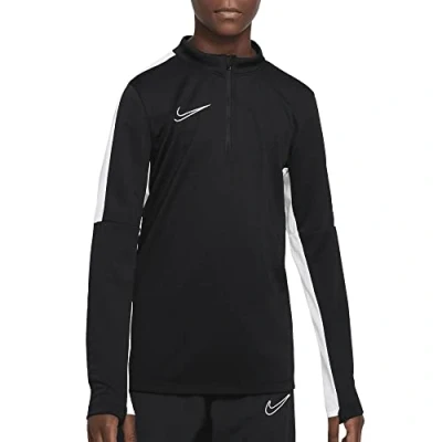 Immagine di Nike Performance DF Drill Unisex Maglietta a manica lunga per bambini, Taglia: 116 128, Black/white