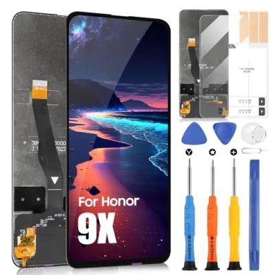 Immagine di LCD Display per Huawei Honor 9X/Honor 9X Pro/Y9s Touch Digitizer Sostituzione dello Schermo Assembly con Riparazione Kit (Nero)