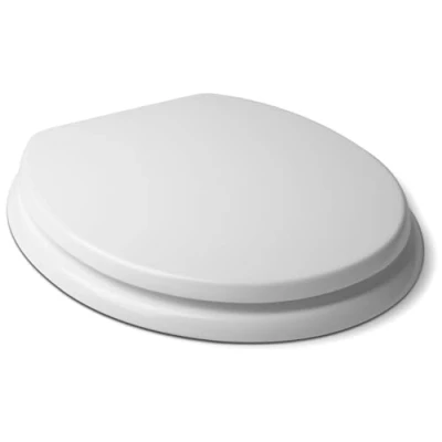 Immagine di TATAY Asiento WC en MDF, material resistente y sólido, de superficie suave. Blanco acabado brillante.