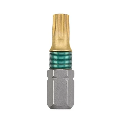 Immagine di kwb 2 x Bit 25 mm TORX T10 titanio 124210 (stagno, acciaio TQ 60, ISO 1173, azionamento C6.3)