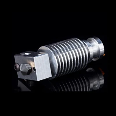 Immagine di Super Print DIY Prusa Hotend V6 Hotend,All Metal HeatSink Titanium Alloy Heat Break for Hotend,Prusa I3 MK3 MK3S/MK3S+/MK2/Me ga/S/X Series 3D Printer.(Hardened Steel Nozzle Kit)