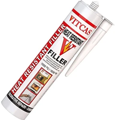 Immagine di Vitcas Stucco resistente al calore fino a +1000C 310 ml ad alta temperatura
