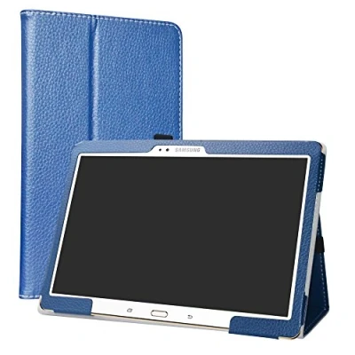 Immagine di Labanema Galaxy Tab S 10.5 Custodia, PU Pelle Slim Flip Case Cover Protettiva Pieghevole Stand per Samsung Pollice T800 T805 Tablet Azzurro