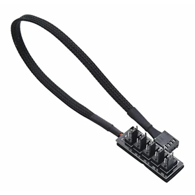 Immagine di Gelid Solutions 1 to 4 PWM USB Hub Collegare Testa Ventola Scheda Madre a Fino ventole compatibili con Tutte Le 3 e Pin