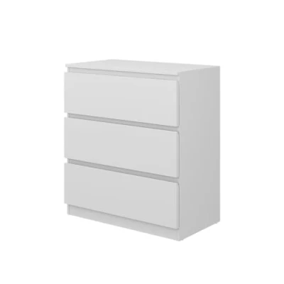 Immagine di Cassettiera Vicco Calisto, bianco 70 x 78,5 cm, con 3 cassetti, credenza, armadio