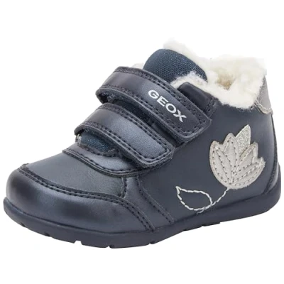 Immagine di Geox B Elthan Girl B, Scarpe da Ginnastica Bimba 0 24, Navy Dk Silver, 19 EU