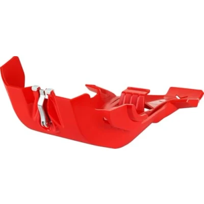 Immagine di POLISPORT 8475300002 Paracoppa Fortress con protezione biella realizzata in plastica leggera altamente durevole e resistente compatibile le moto BETA a colori Rosso