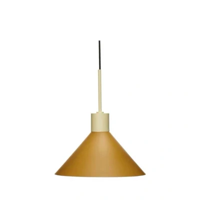 Immagine di Hübsch lampada a sospensione Crayon, colore ambra, ferro, E27