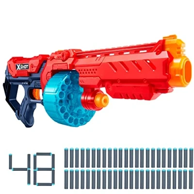 Immagine di XSHOT X Shot Excel Pistola Turbo Fire 8A 46561 con Munizioni, Colore, S,