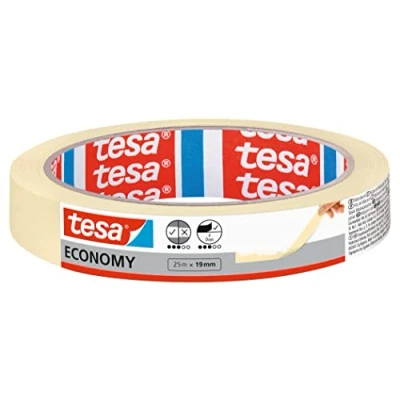 Immagine di tesa UNIVERSAL 05286 00000 03 Nastro crespato Beige (L x L) 50 m 19 mm 1 pz.