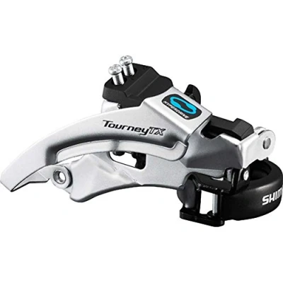 Immagine di Shimano Umwerfer &#039;Fd Tx800&#039; MOD.15 SB Verpackt, Top Swing, Dual Pull mit Schelle 34,9Mm und Adaptern 31,8Mm 28,6Mm, für 42/48Z. Kettenlinie 47,5/50Mm, 63 66