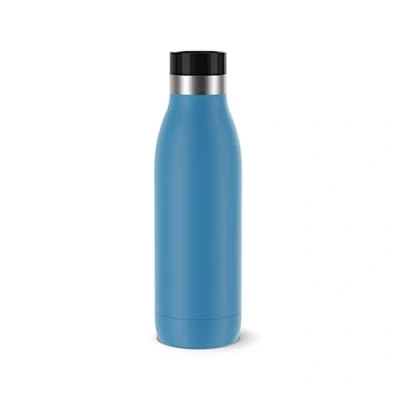 Immagine di TEFAL BLUDROP Borraccia in acciaio inox, riutilizzabile, per bevande calde e fredde, lavabile lavastoviglie, a prova di perdite, 0,5 l, blu