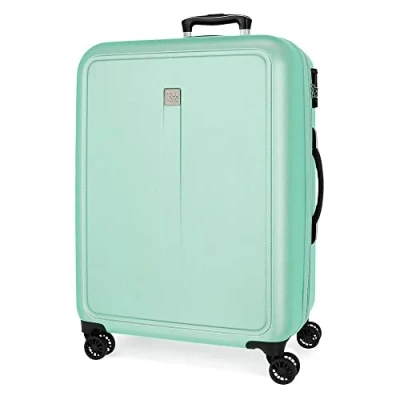 Immagine di Roll Road Cambogia Valigia media verde 48 x 68 27 cm Rigida ABS Chiusura a combinazione laterale 72 L 3,8 kg 4 ruote doppie