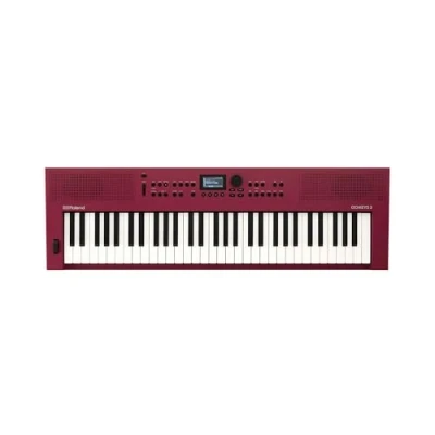 Immagine di Roland GO:KEYS 3 Music Creation Keyboard Tastiera a 61 Note Generatore ZEN Core con Oltre 1.000 Suoni Integrati Diffusori Stereo Incorporati Supporto di Audio/MIDI Bluetooth Dark Red