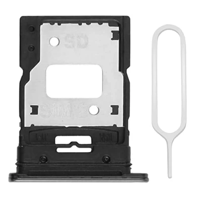 Immagine di MMOBIEL Doppio Vassoio Carta SIM Compatibile con Xiaomi Mi 11 Lite 5G 6.55 inch 2021 Porta Scheda incl Il Pin della Nero