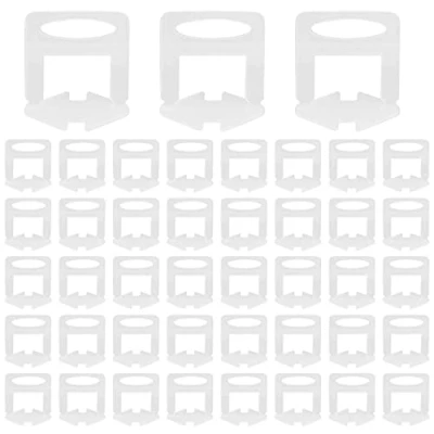 Immagine di MUKLEI 800 PCS 1 mm clip di livellamento per piastrelle, distanziatori del sistema delle piastrelle