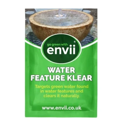 Immagine di envii Water Feature Klear Trattamento dell&#039;Acqua Verde Naturale per Giochi d&#039;Acqua e Pulizia Fontana Acqua, Funziona a Basse Temperature