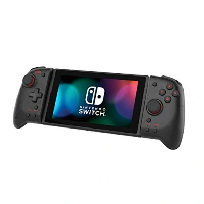 Immagine di Hori Nintendo Switch Split Pad Pro (Black) Ergonomic Controller for Handheld Mode Only Officially Licensed By