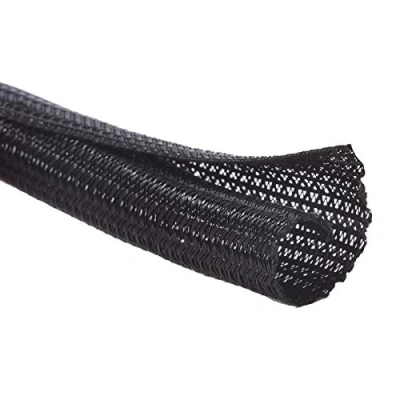 Immagine di Alex Tech 13mm 7.7m Guaina Cavi Self closing Raccogli Nascondi Per Ufficio Casa Auto Nero