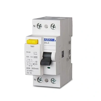 Immagine di differenziale selettivo 300ma, SASSIN interruttore 300mA 2P 40a ，230V/380V differenziale, autoriarmante,